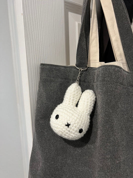 Cute Crochet Rabbit Keychain