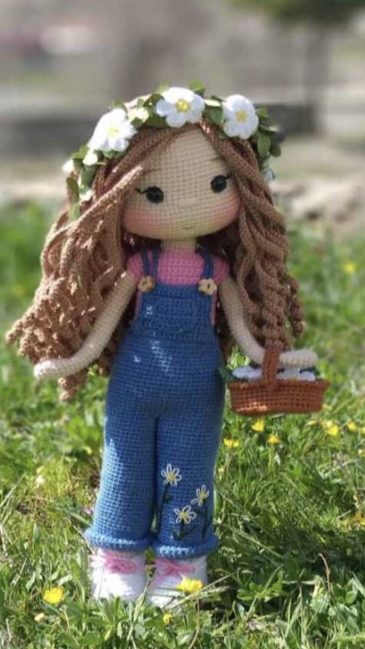 Cute Handmade Crochet Doll