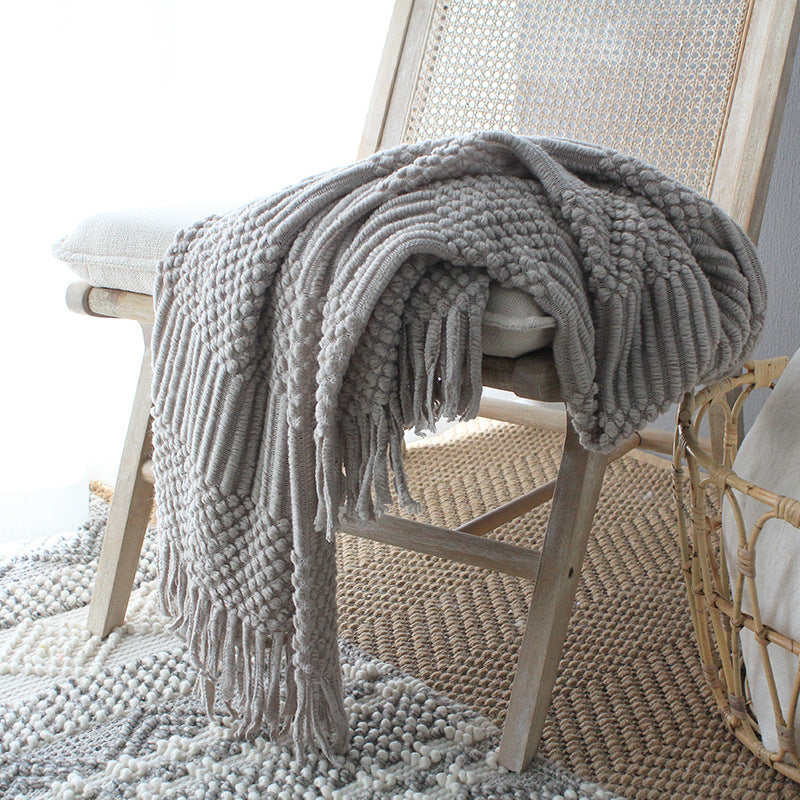 Nordic Knitted Throw