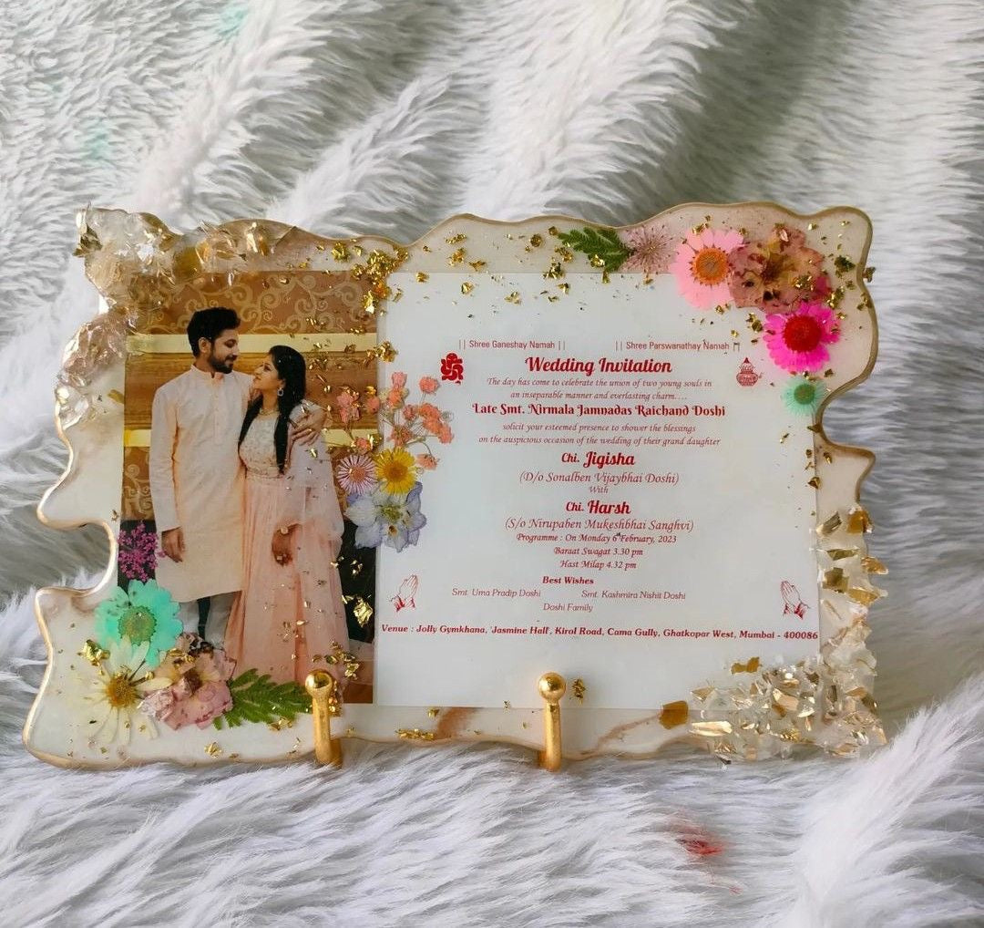 Customised Wedding Invitation Card with Photo