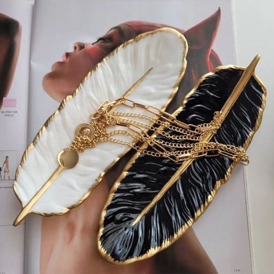 Decorative Feather tray