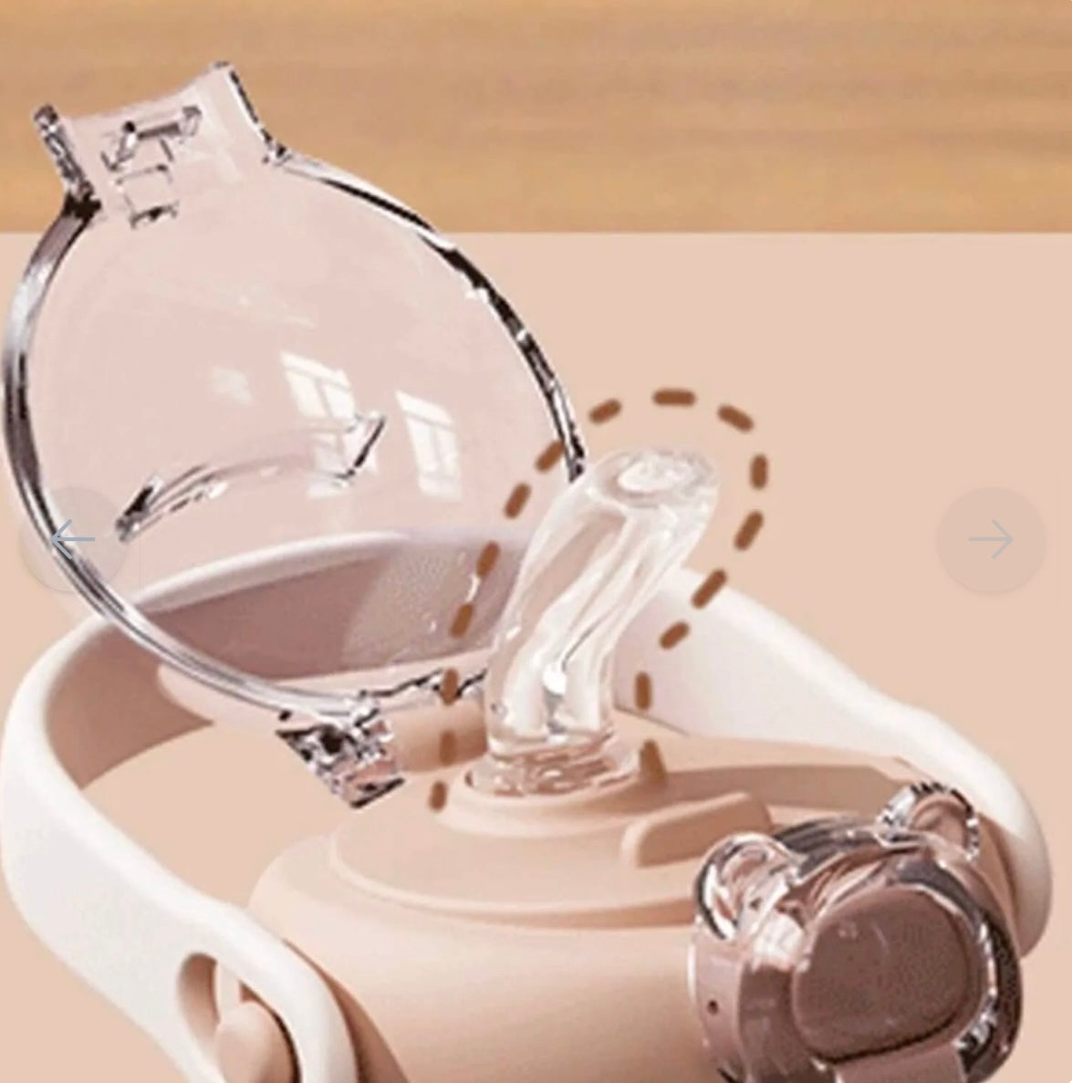 Cute Teddy Bear Stainless Steel Sipper Water Bottle