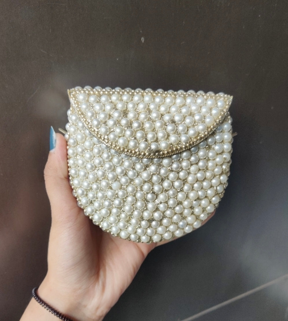 Mini Pearl Clutch Bag