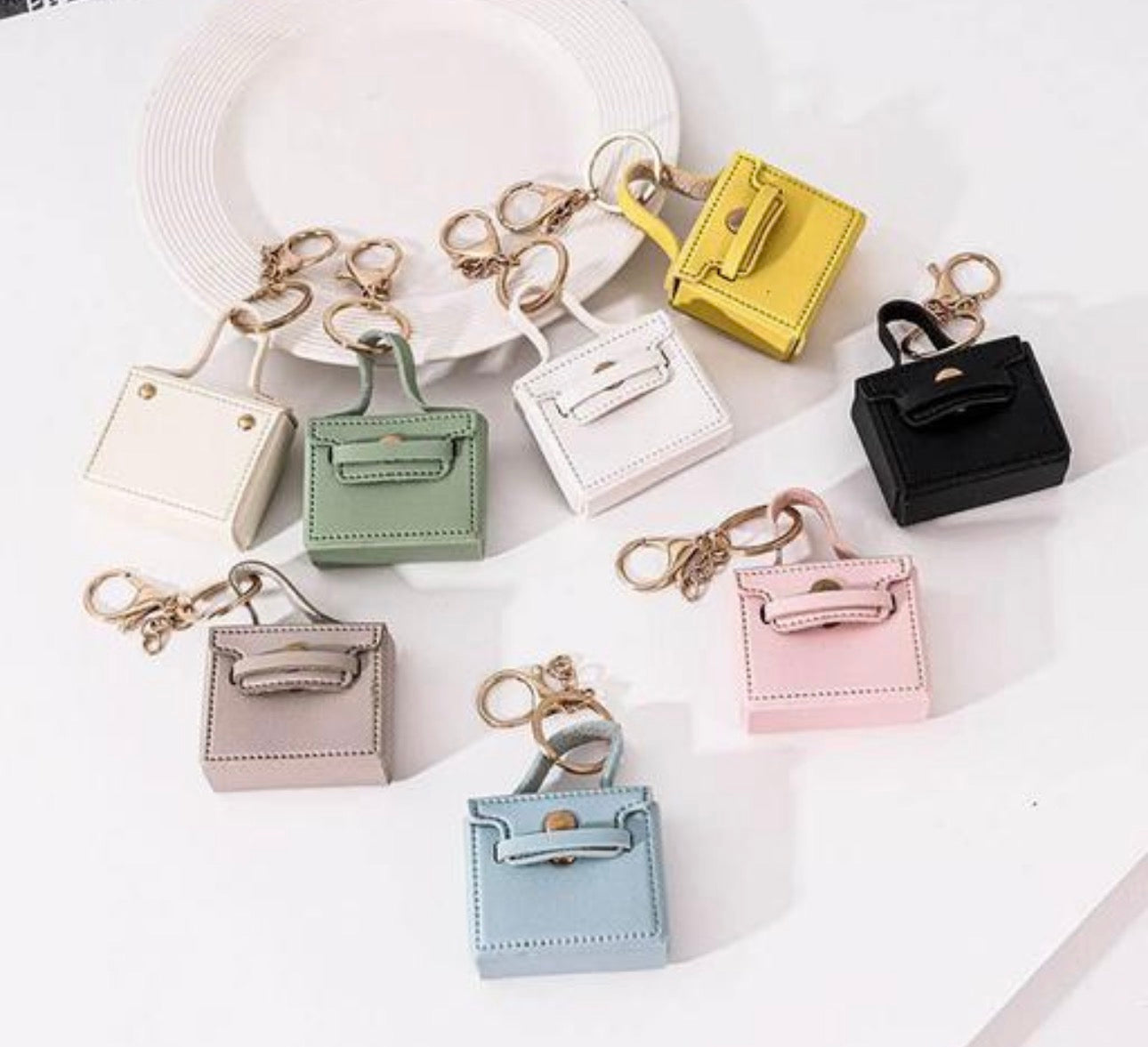 Mini Luxury Bag Keychain | Cute Designer-Inspired Coin Purse Charm & Bag Accessory