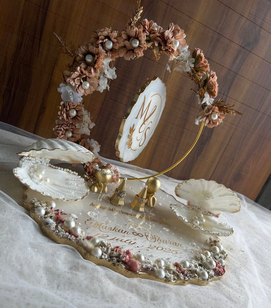 Customised Hanging Engagement Ring Tray/Platter