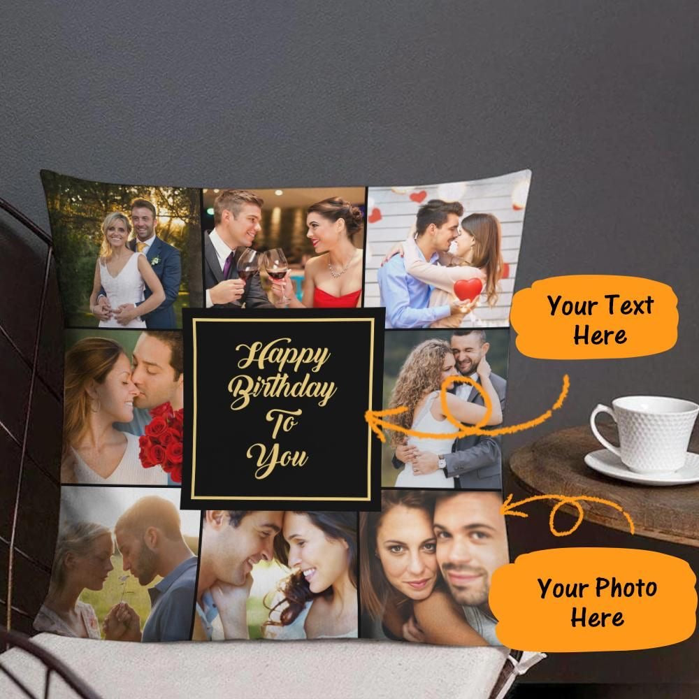 Customised Photo Collage Pillow