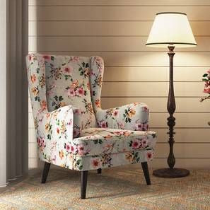 Printed Large Accent Lounge Chair