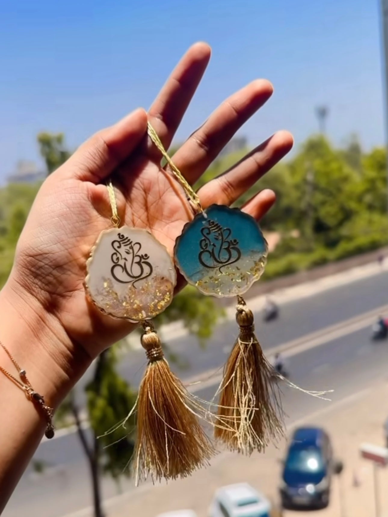 Customised Religious Symbols Car Hanging