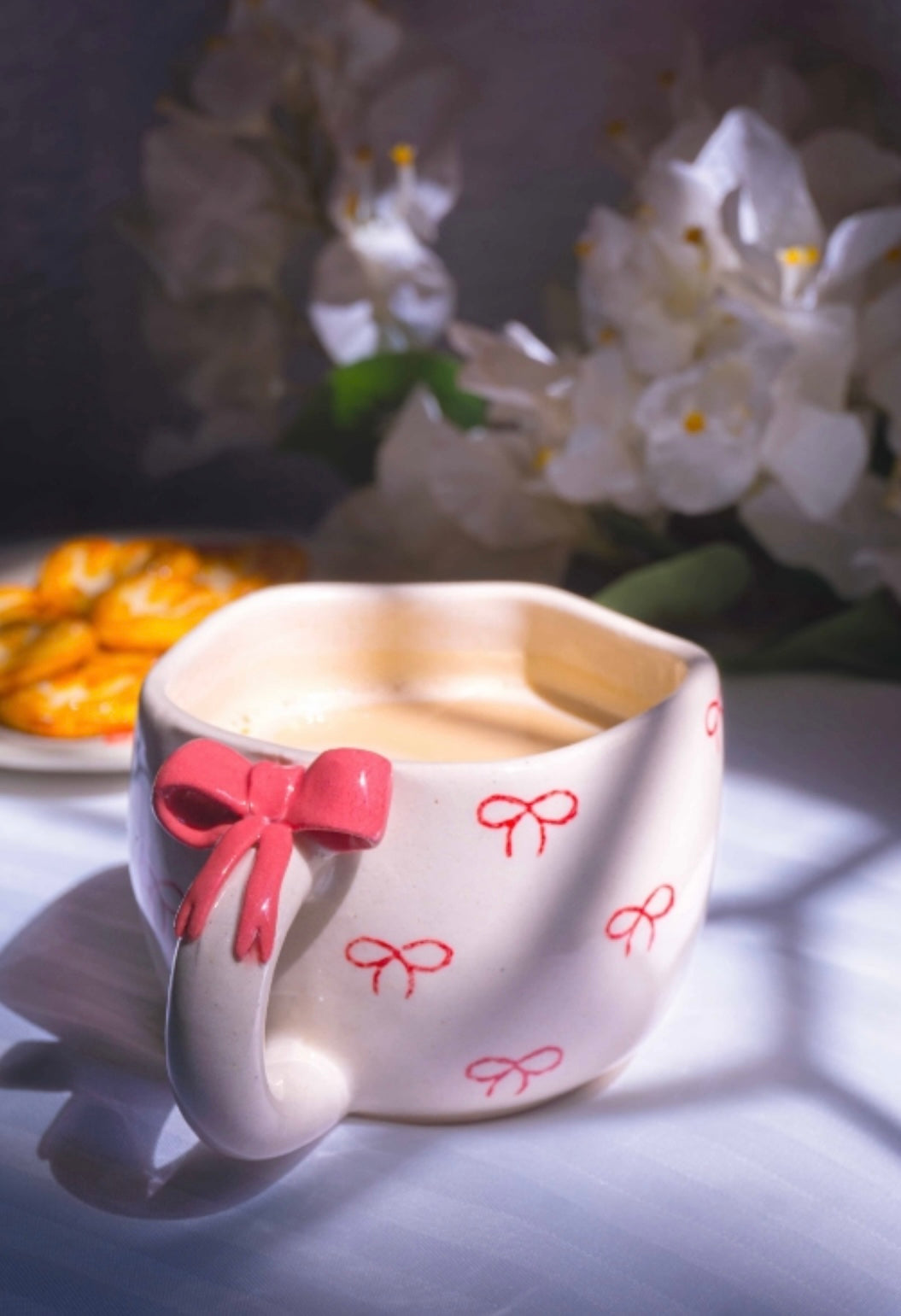 Cute Bow Detail Mug