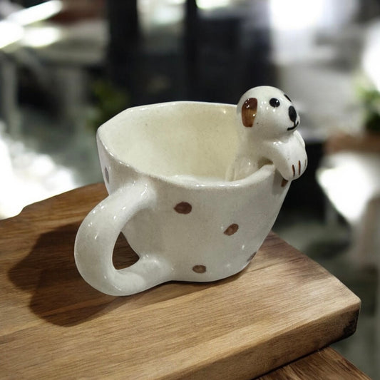 Pinteresty Cute Dog Inside Mug