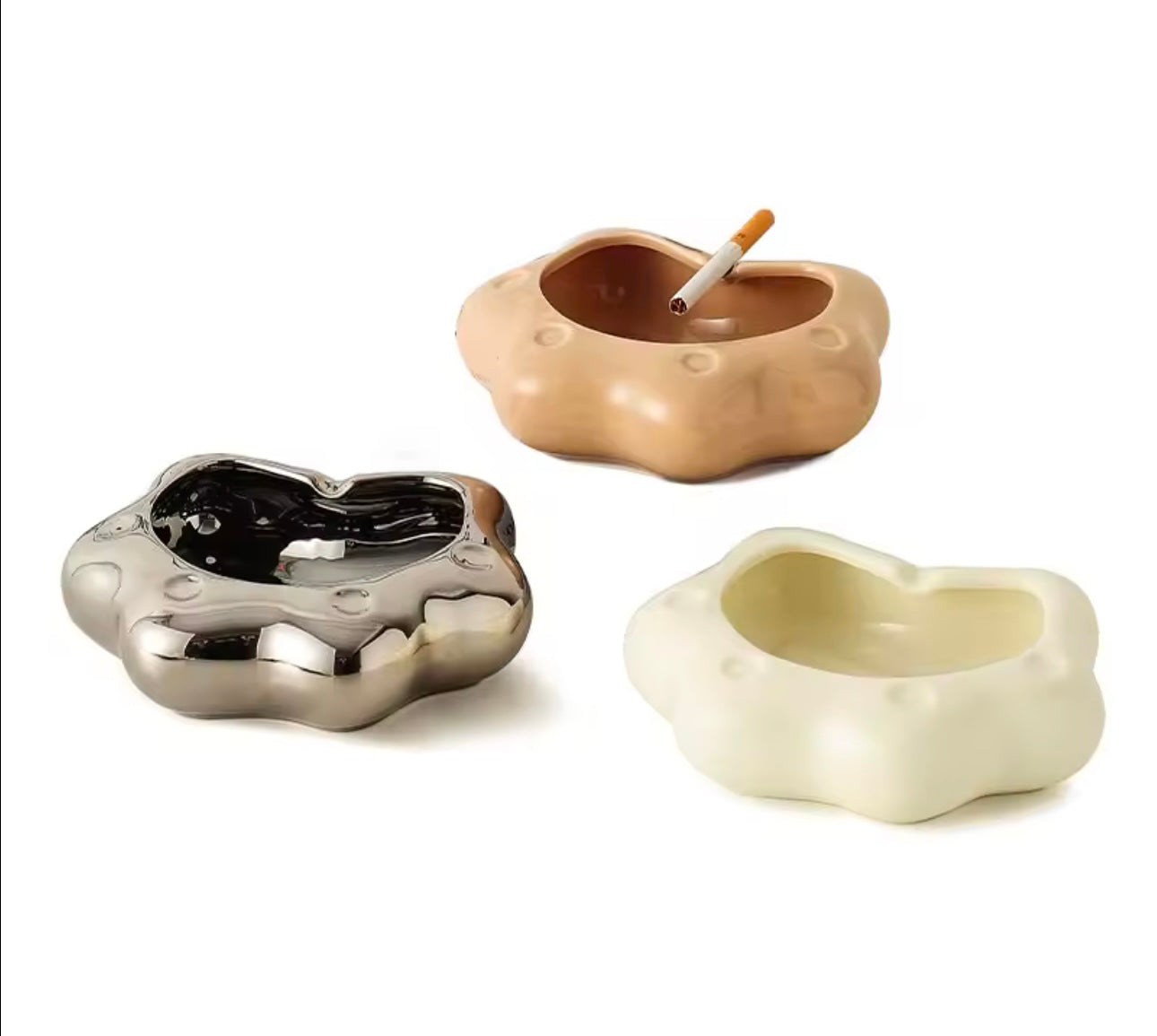 Designer Cat Claw Ceramic Ashtray