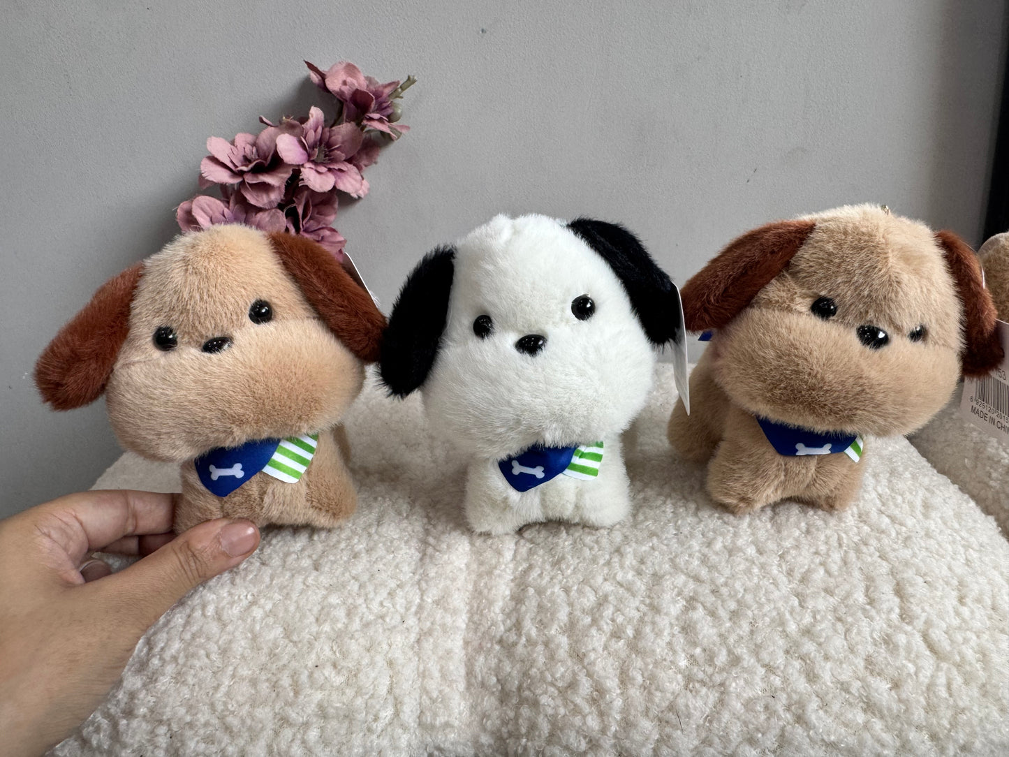 Plush Puppy Keychain/Bag Charm
