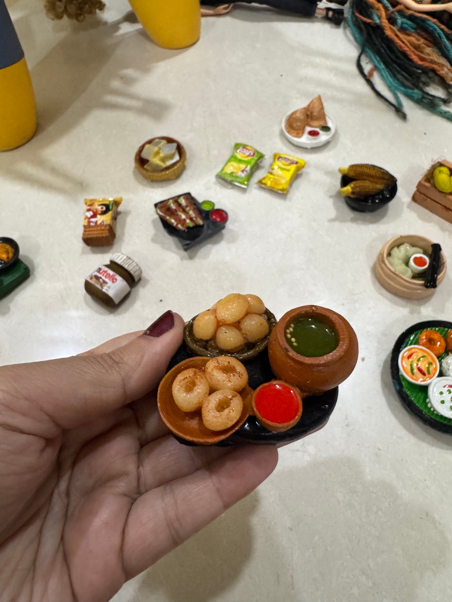 Golgappa Miniature Fridge Magnet