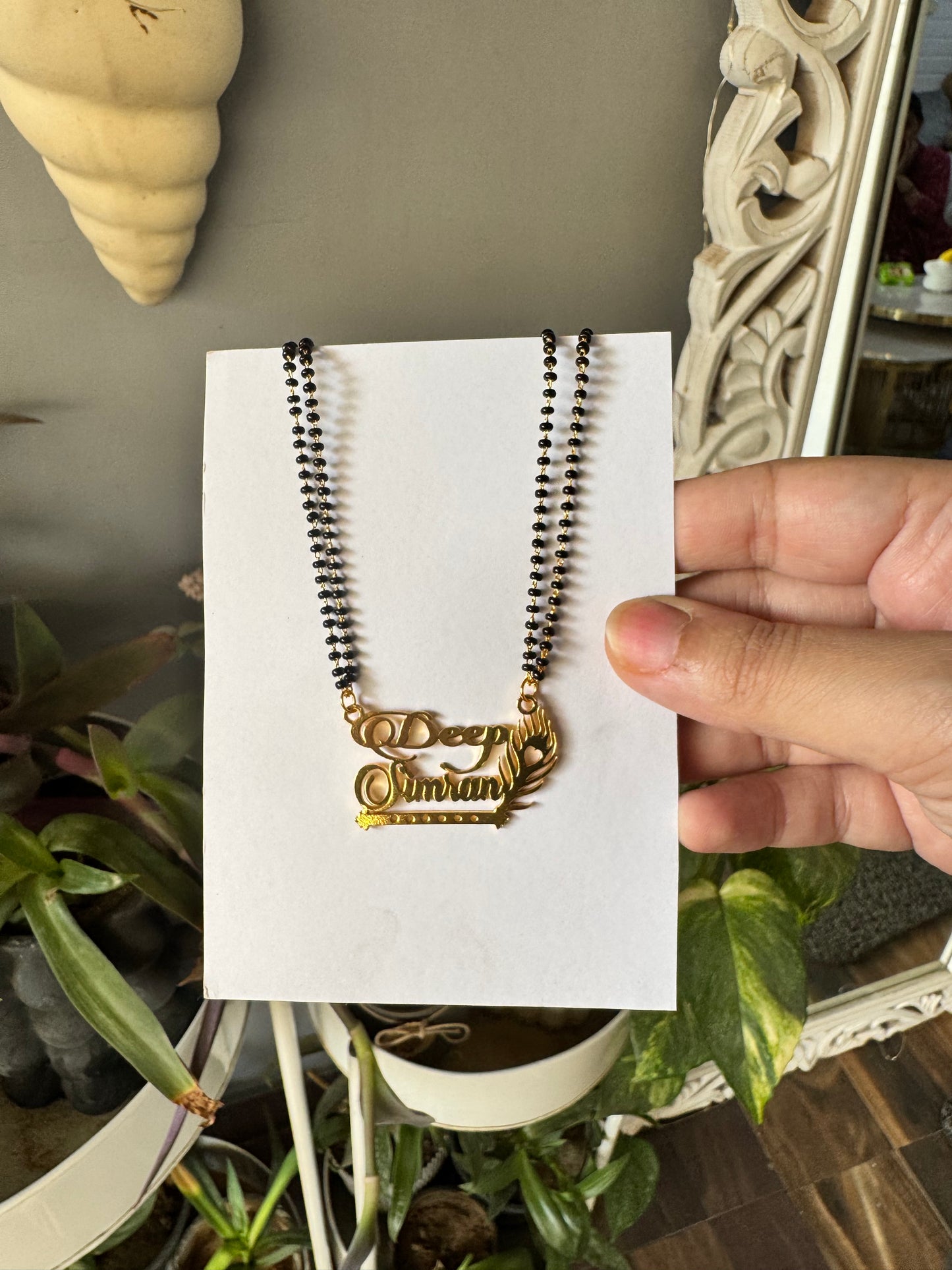 Couple Name / Double Name Personalised Mangalsutra