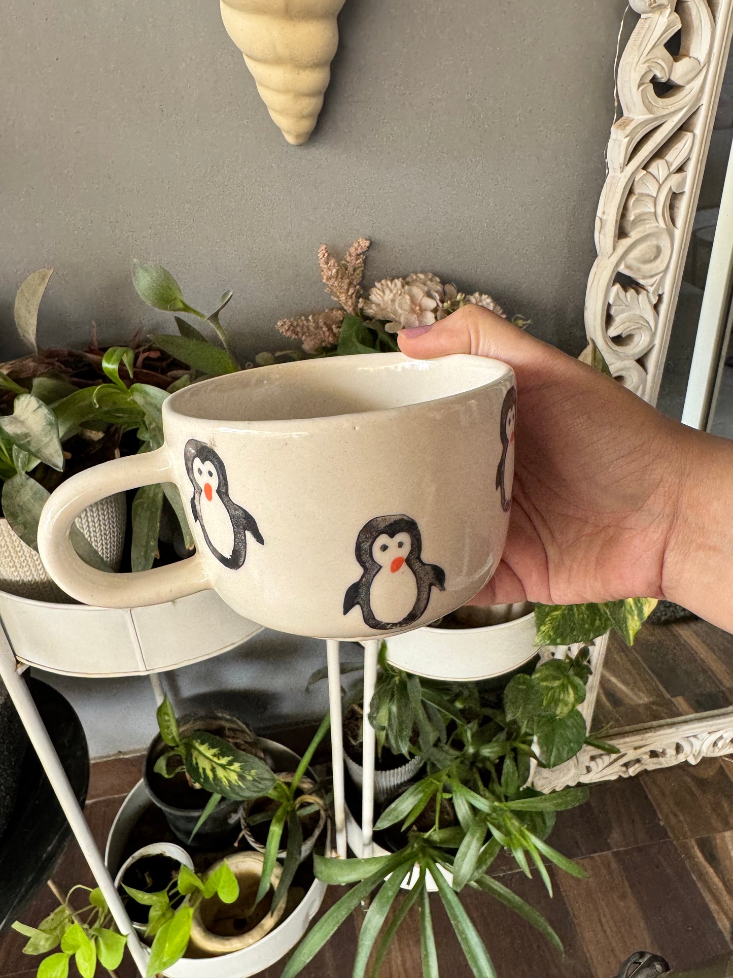Exclusive Pinteresty Penguin Inside Mug