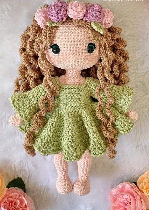 Cute Handmade Crochet Doll