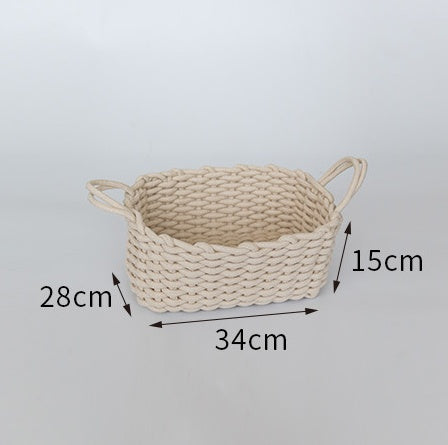 Nordic Hand-Woven Storage Basket