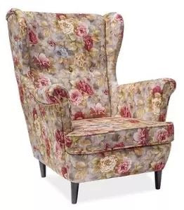 Printed Large Accent Lounge Chair