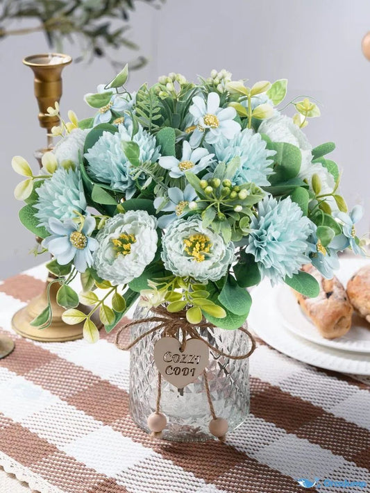 Artificial Peonies & Hydrangeas Flowers Bunch