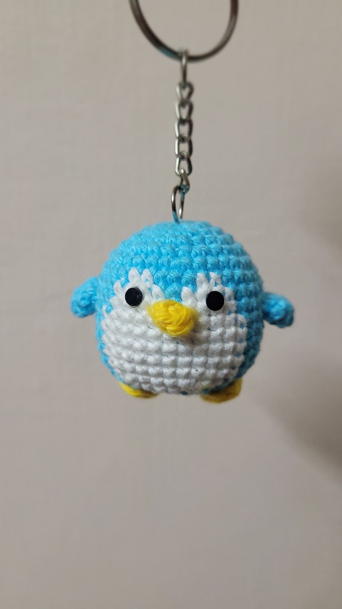 Adorable Penguin Crochet Keychain