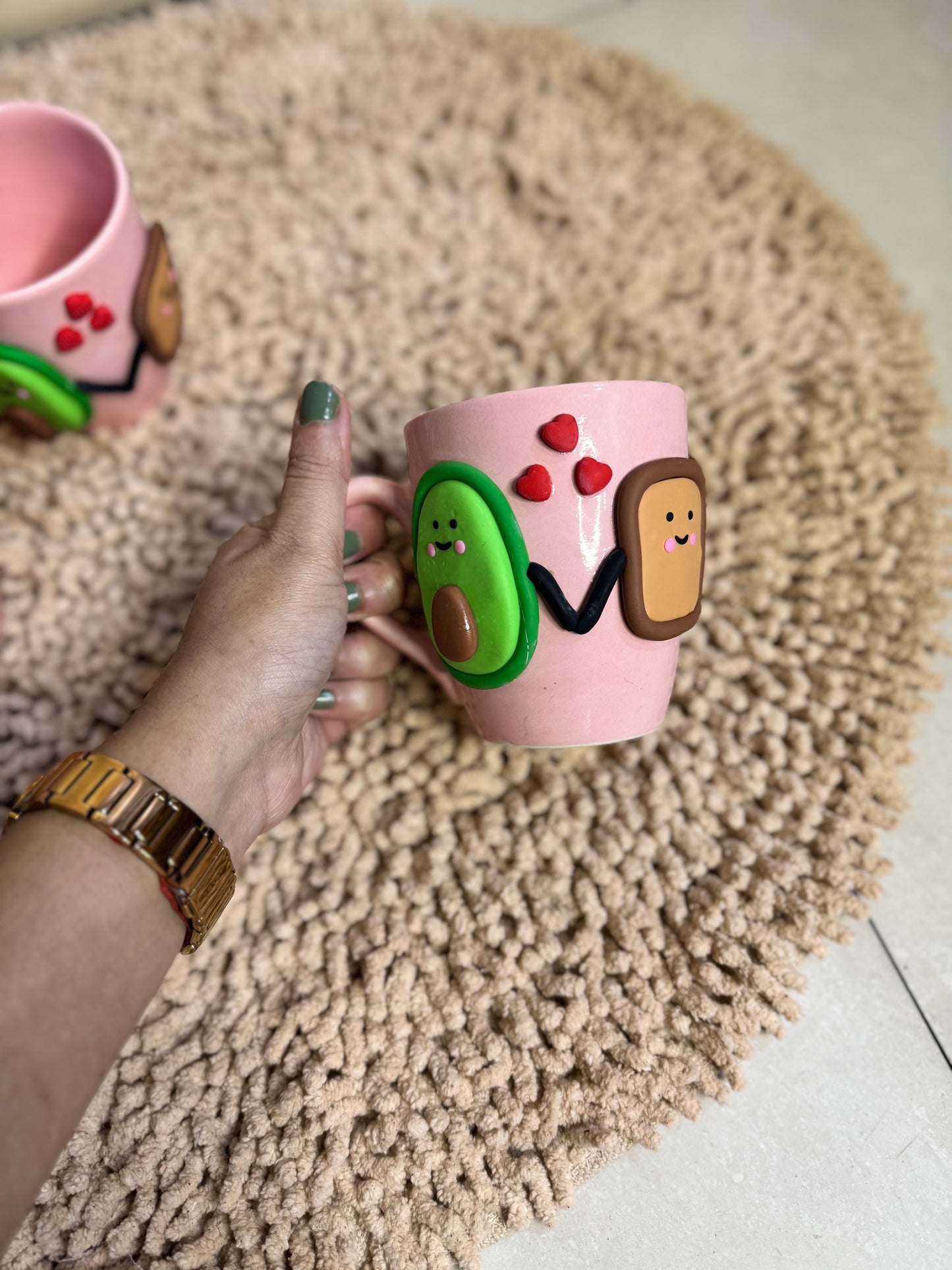 Cute Avocado & Toast Mug