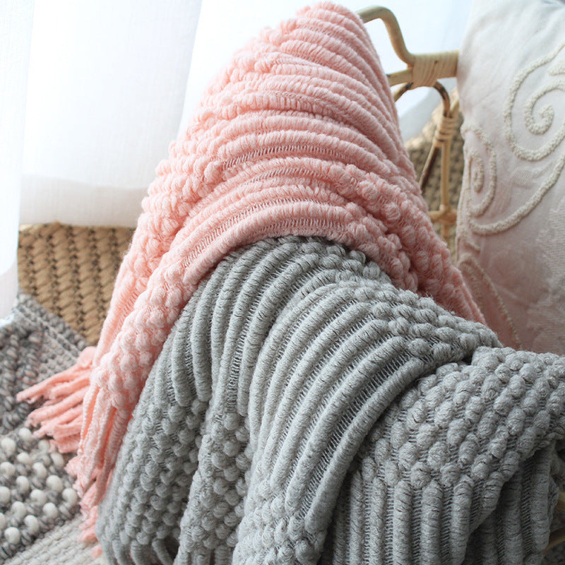 Nordic Knitted Throw