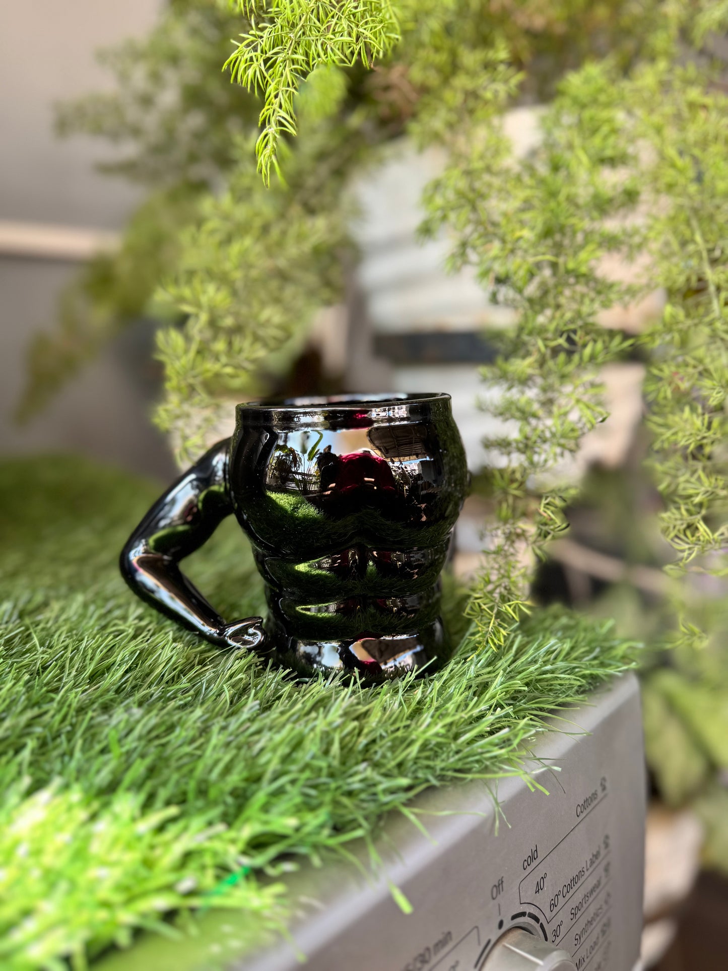 Unique Bodybuilder Muscle Ceramic Mug for Fitness Lovers