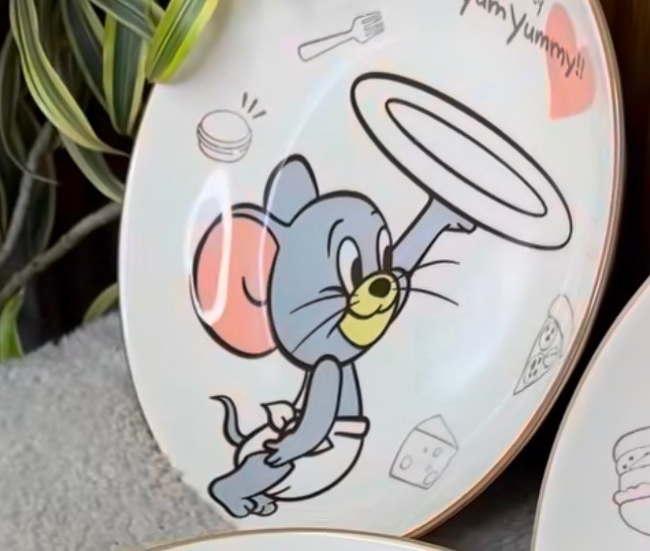 Adorable Tom & Jerry Pasta Bowl