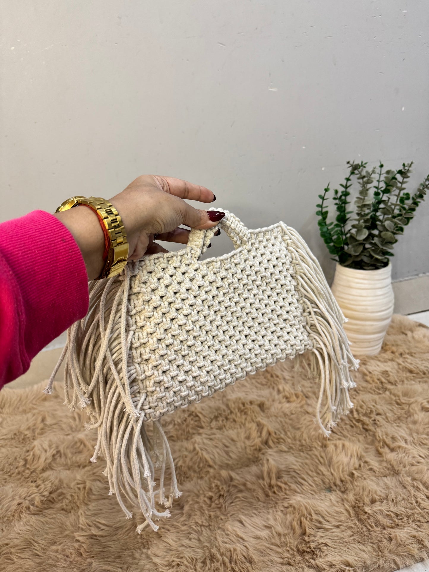 Boho Macrame Bag
