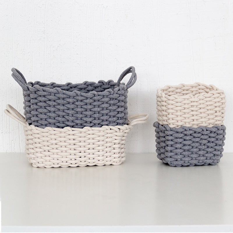 Nordic Hand-Woven Storage Basket