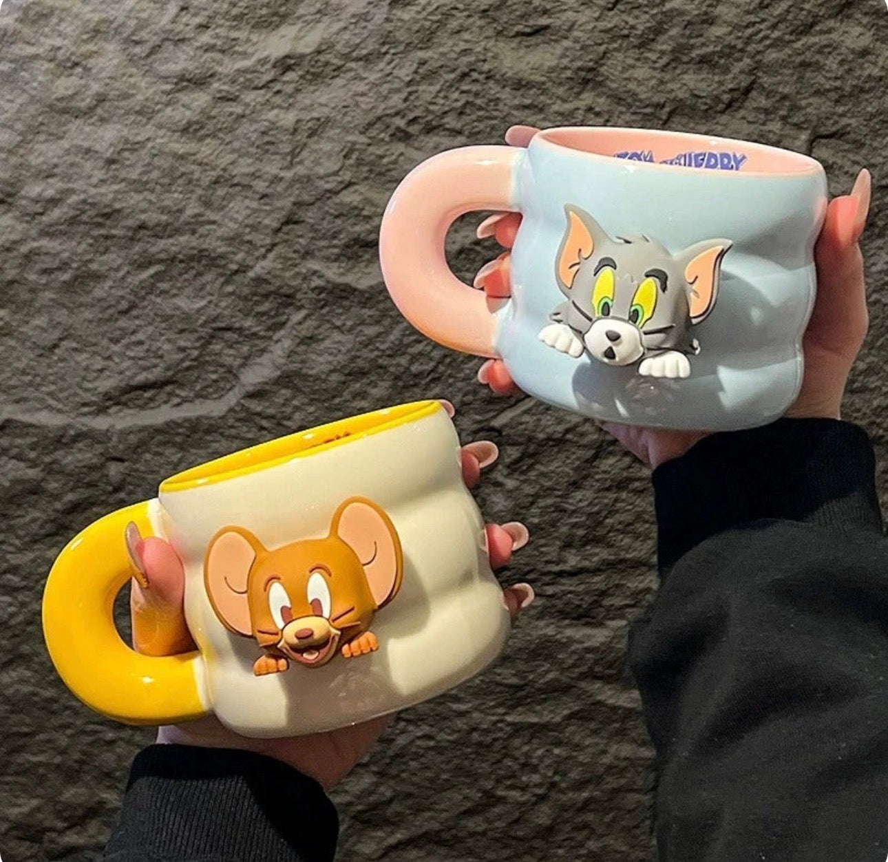 Exclusive Tom & Jerry Chunky Ceramic Mug