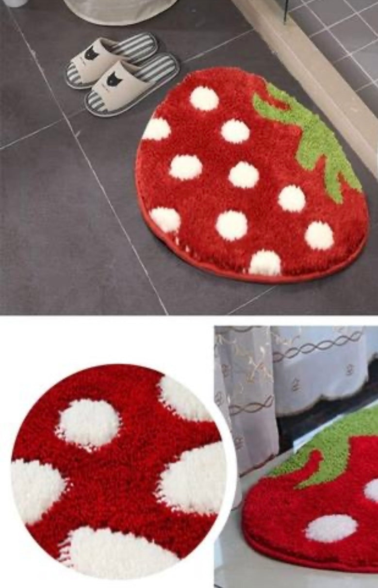 Strawberry Colorful Non-Slip Bath Mat