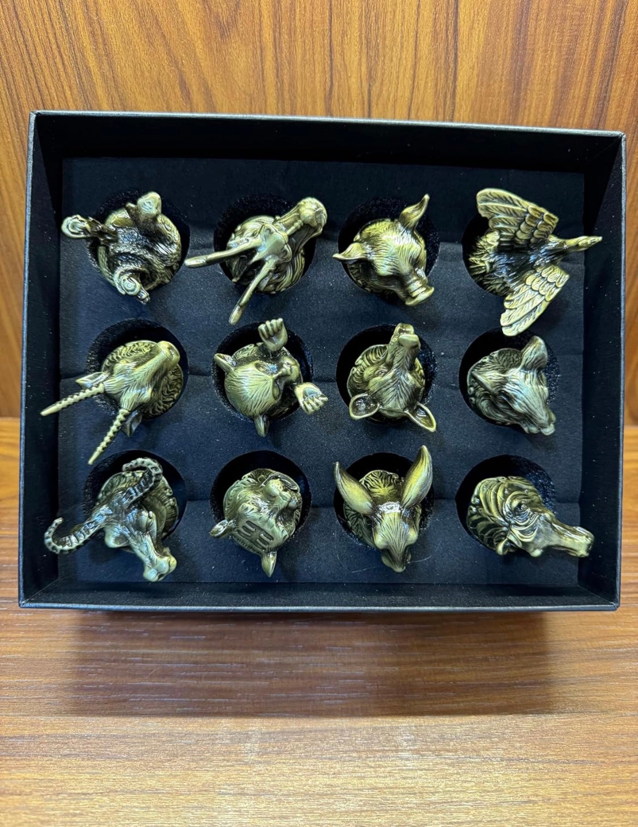 Premium Chinese Zodiac Animal Head Whiskey/Vodka/Tequila Shot Glasses (30 ml) - Set of 12