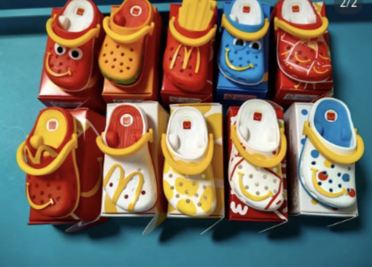 Exclusive Crocs x McDonald’s Happy Meal Keychain (Assorted Colors)