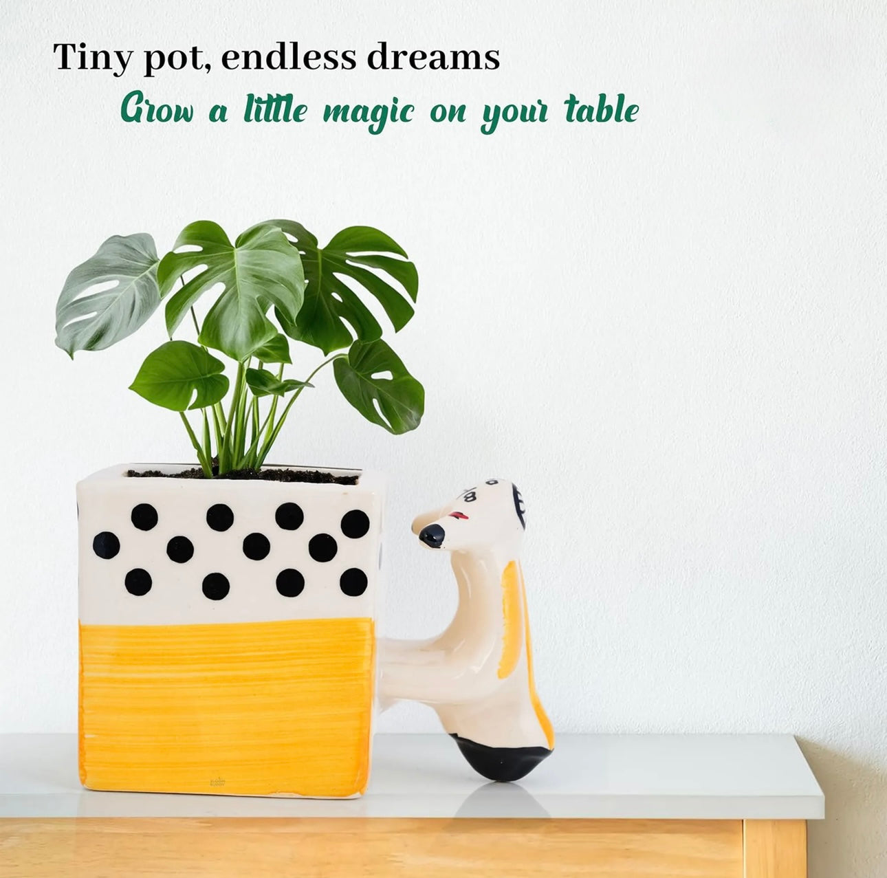 Decorative Scooter Shape Quirky Planter