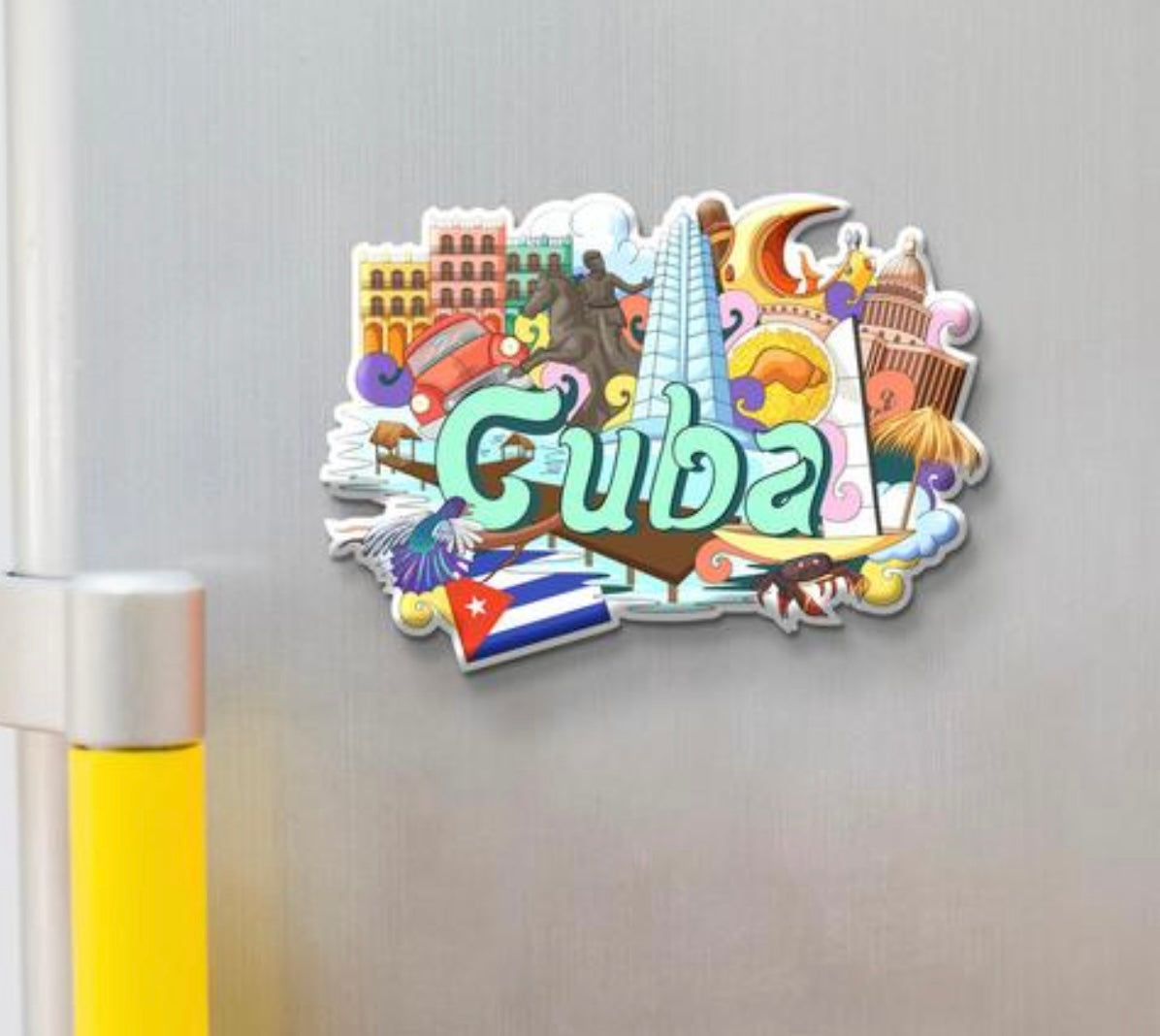 International Travel Countries Fridge Magnet