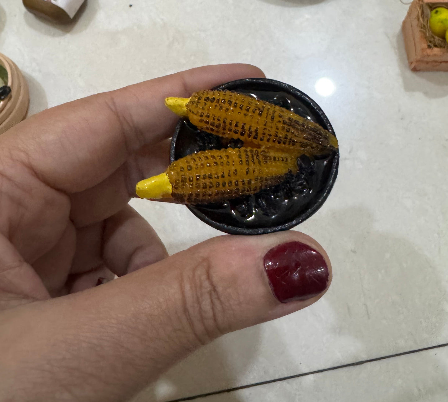 Bhutta Corn Miniature Fridge Magnet