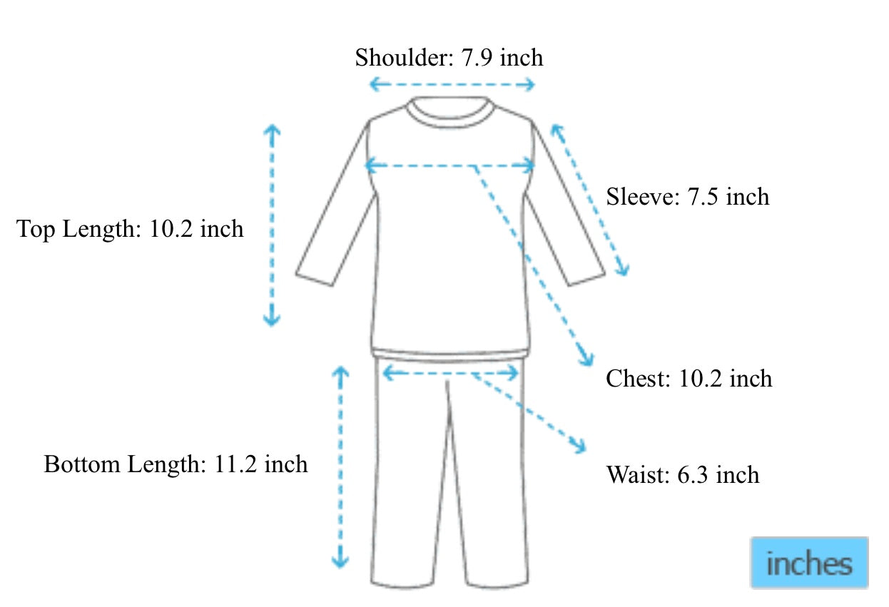 Coord Set Clothes for Reborn Dolls