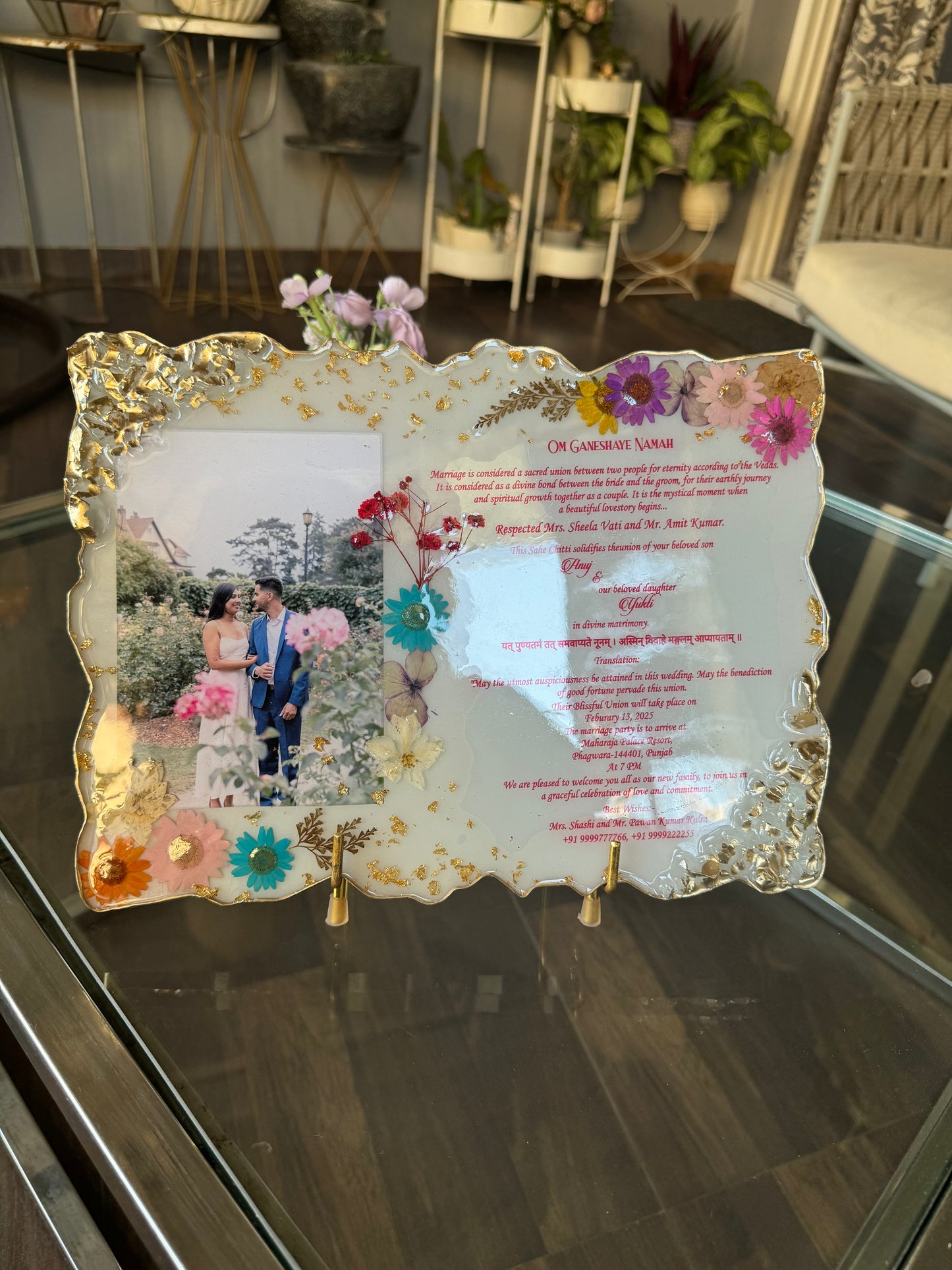 Customised Wedding Invitation Card with Photo