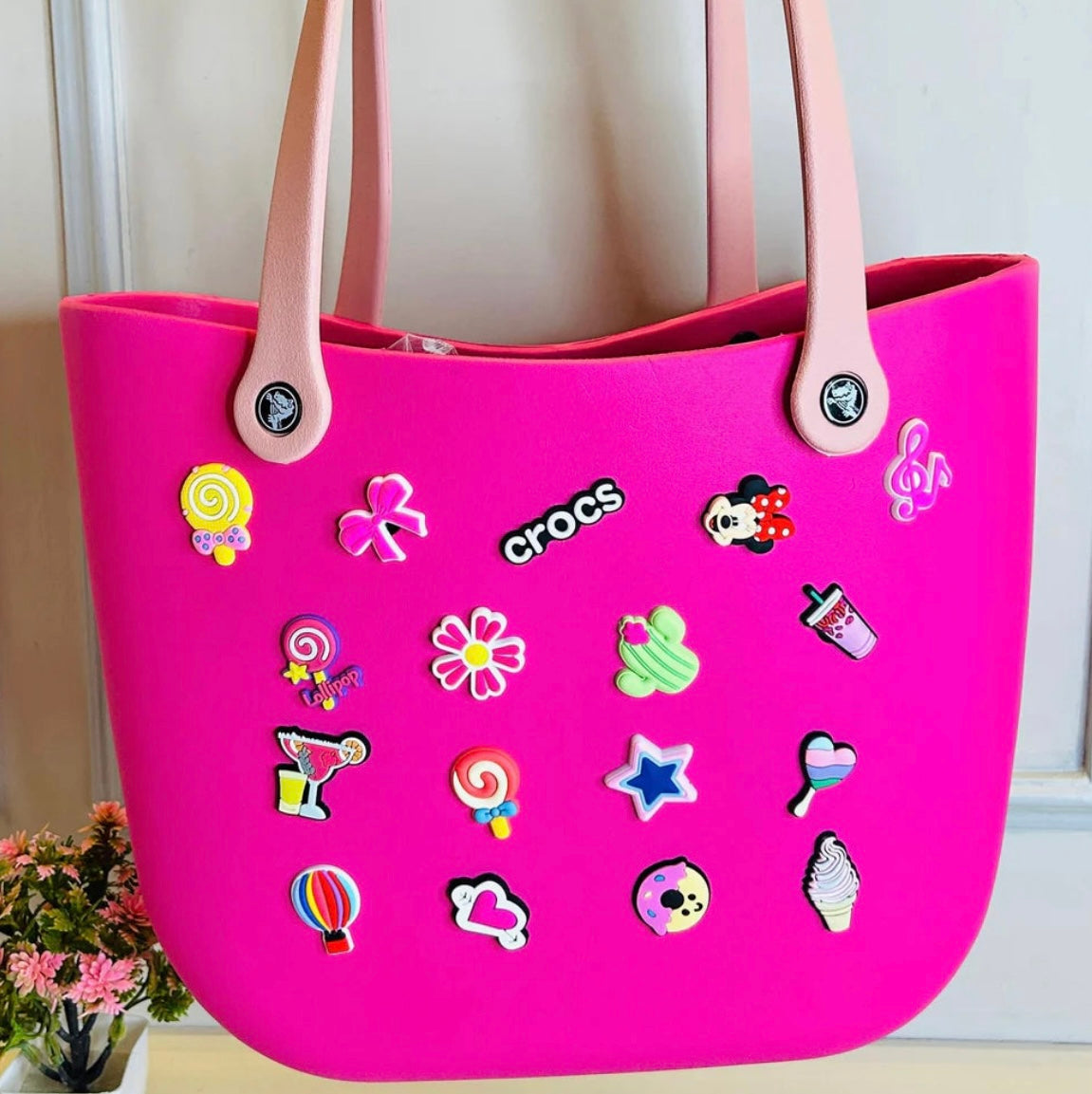 Premium Large Beach Bag / Silicone Crocs Bag