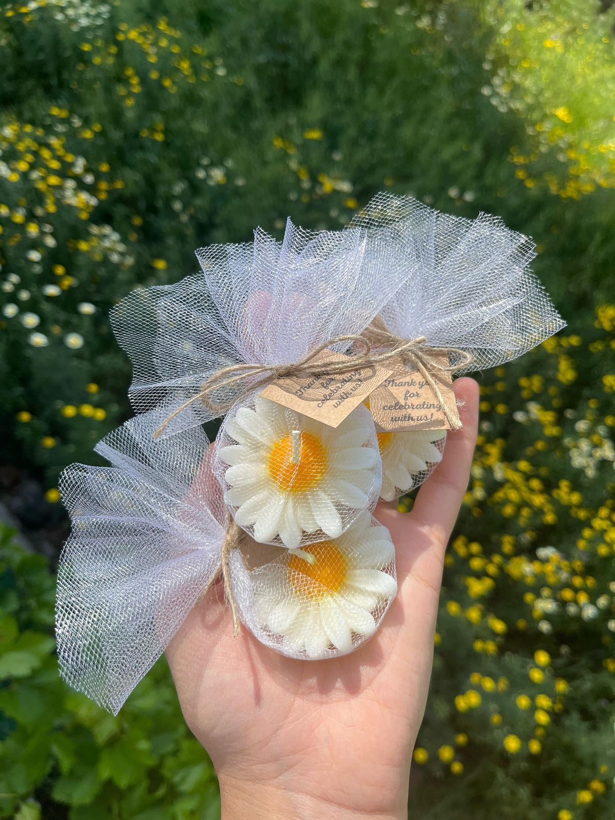 Daisy Candles for Return Gifts