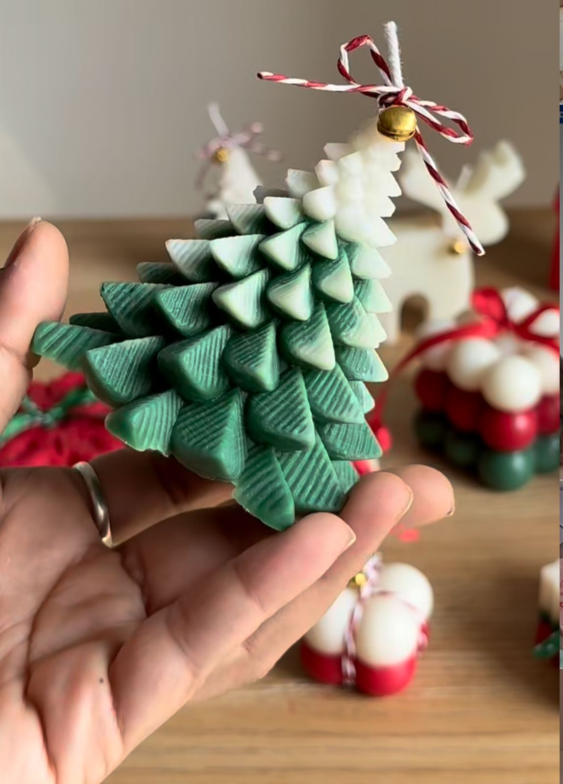 Decorative Christmas Tree Candle