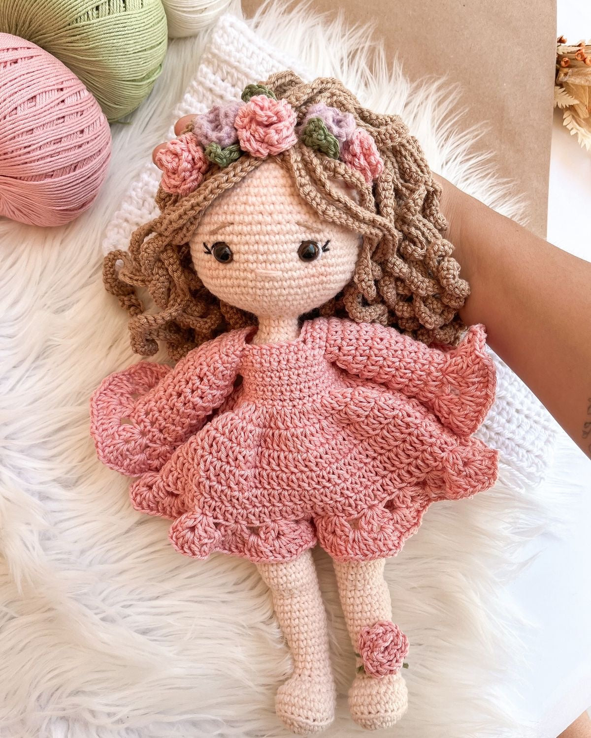 Cute Handmade Crochet Doll