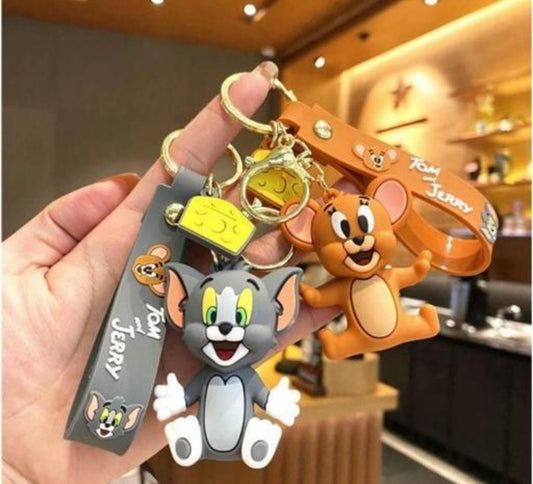 Adorable Tom & Jerry Premium Keychain Combo