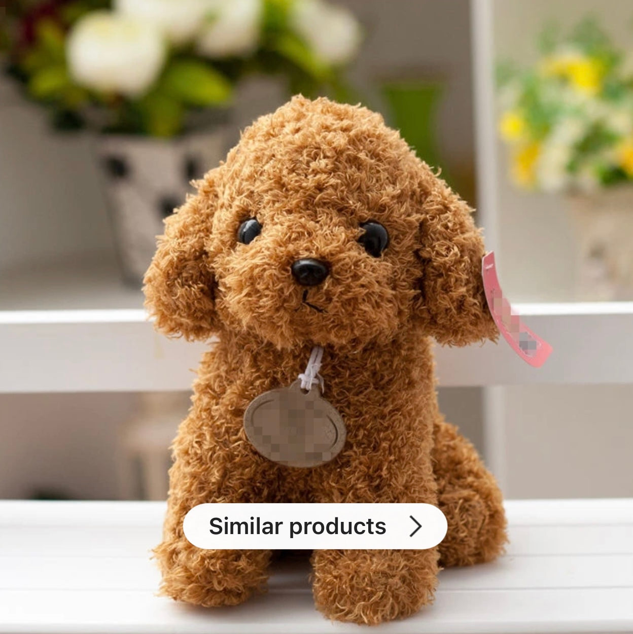 Real Looking Teddy Dog Plush Toy