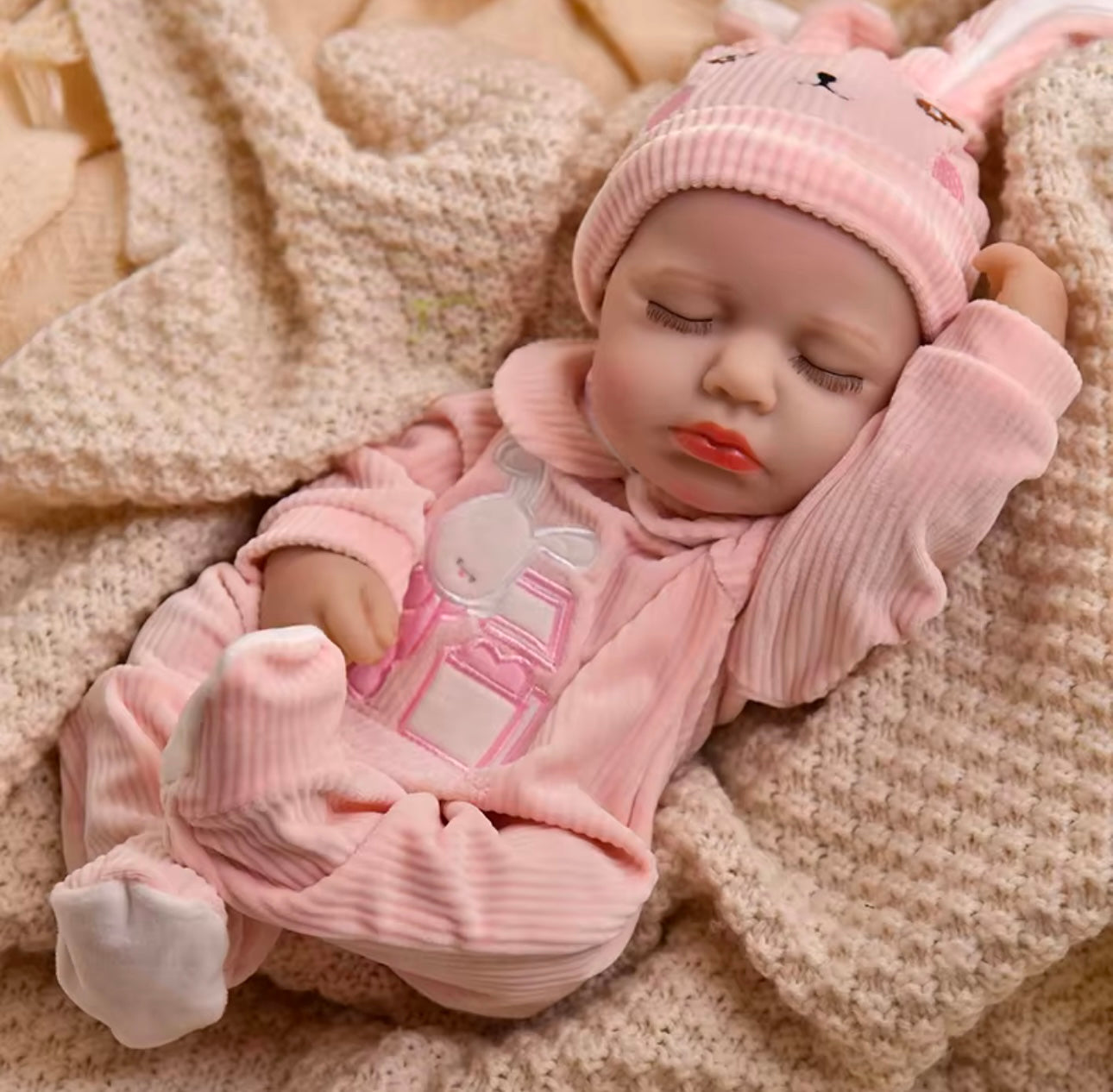 Realistic Newborn Baby Reborn Silicone Doll