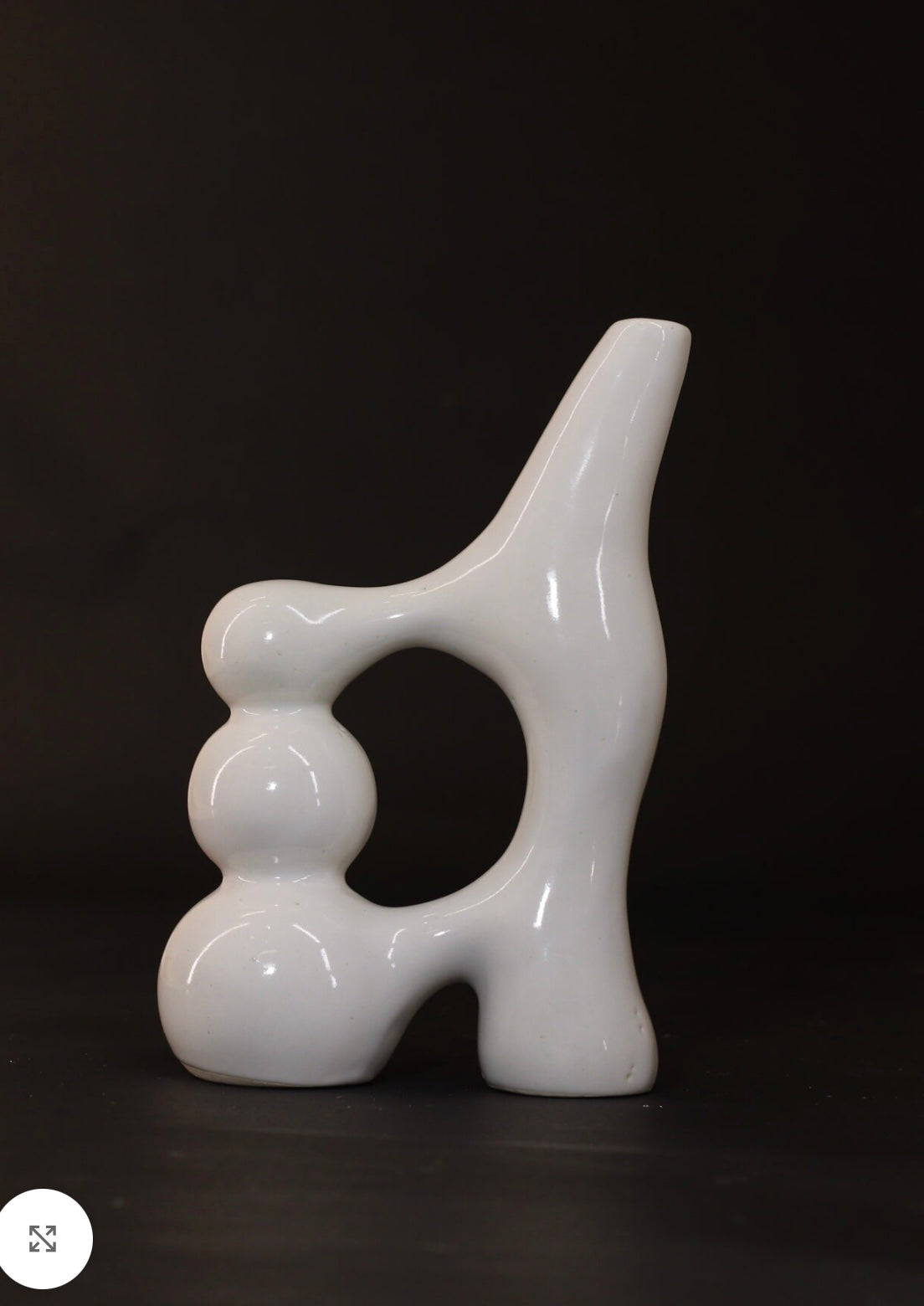 Speckled Ceramic Irregular Vase