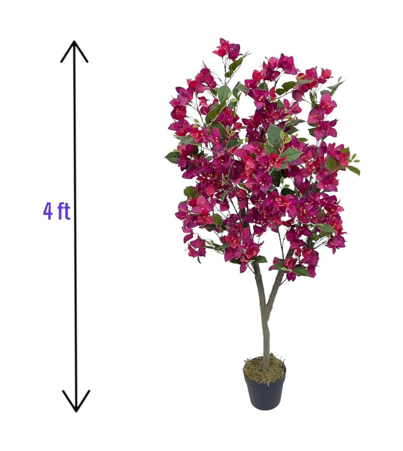 Large Size Artificial Bougainvillea Plant (4 feet)