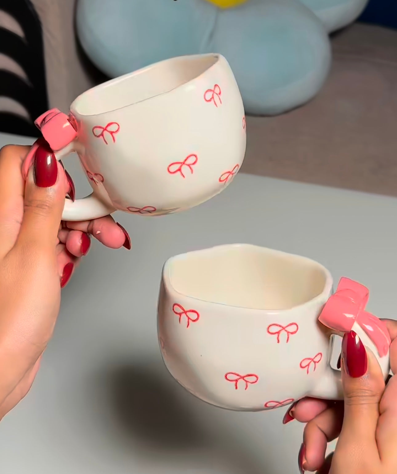 Cute Bow Detail Mug