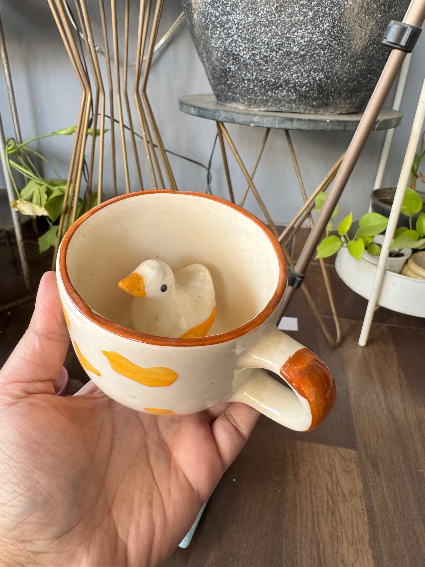 Adorable Duck Inside Mug